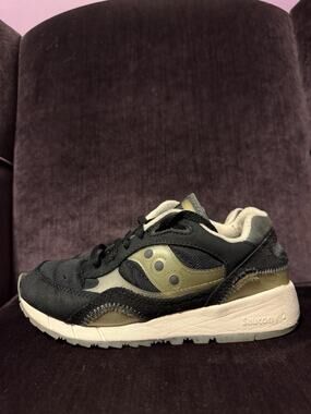 Saucony Shadow 6000 Men's Size 5.5 Transparent Black Athletic Sneakers S70715-3
